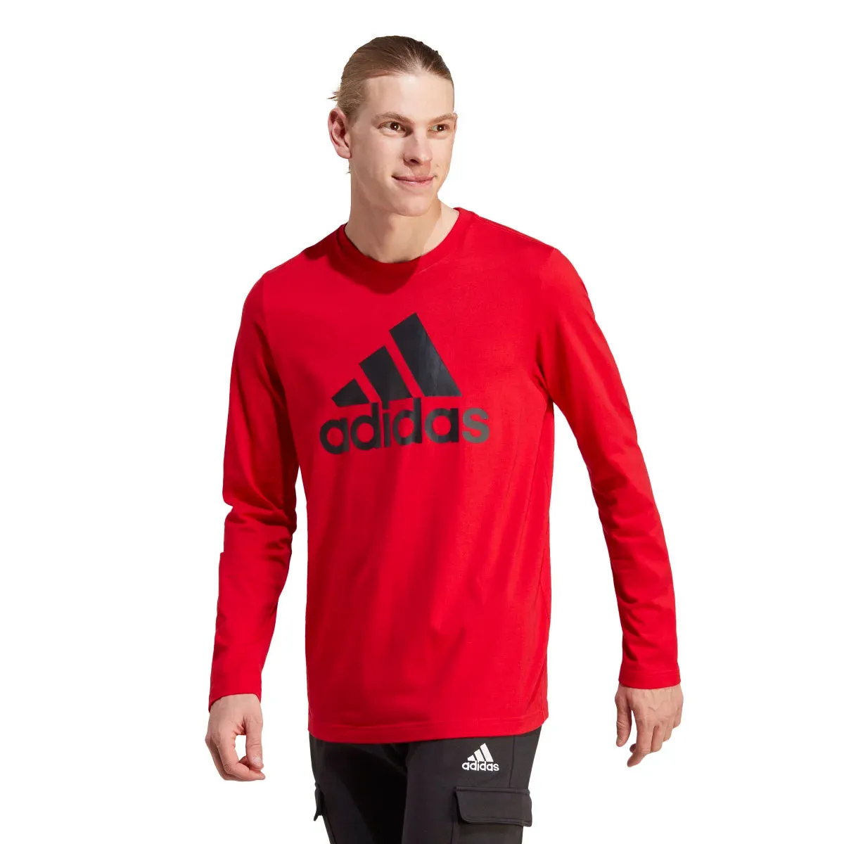 adidas Men's Big Logo Long Sleeve T-Shirt (Tall)