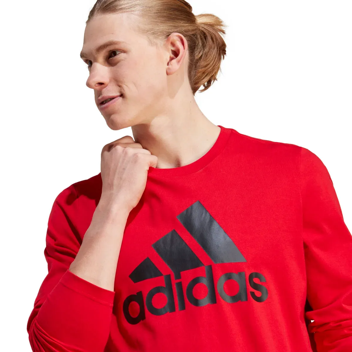 adidas Men's Big Logo Long Sleeve T-Shirt (Tall)