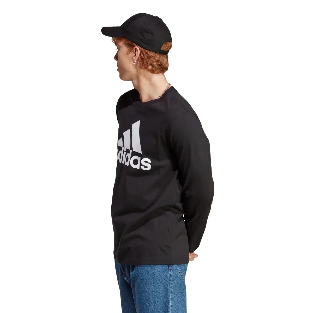 adidas Men's Big Logo Long Sleeve T-Shirt (Tall)