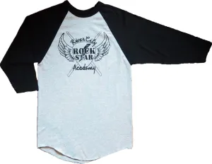 Adult Baseball Tees (Grey Black)