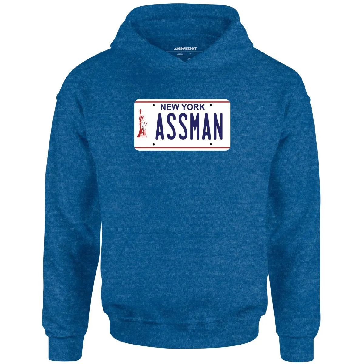 Assman New York License Plate - Unisex Hoodie