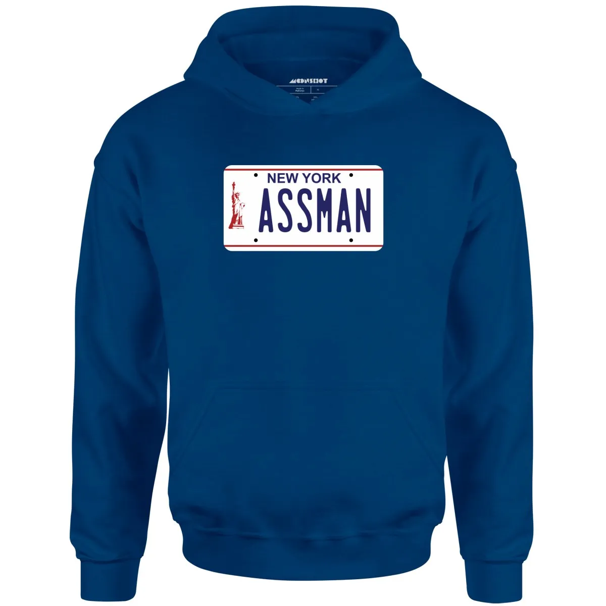 Assman New York License Plate - Unisex Hoodie