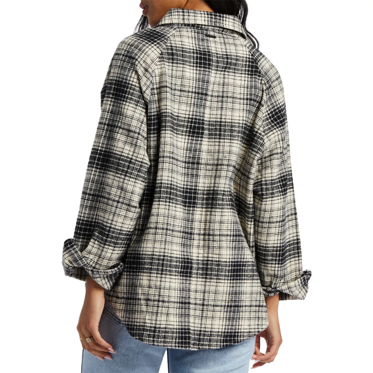 Billabong Women's Best Time Long Sleeve Button-Up Flannel Shirt