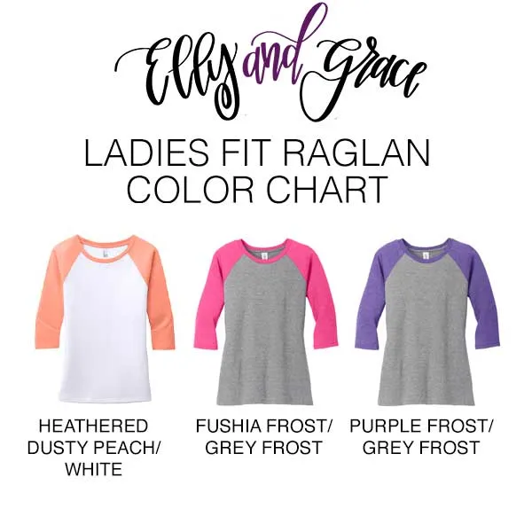 Choose Joy Ladies Fit Raglan