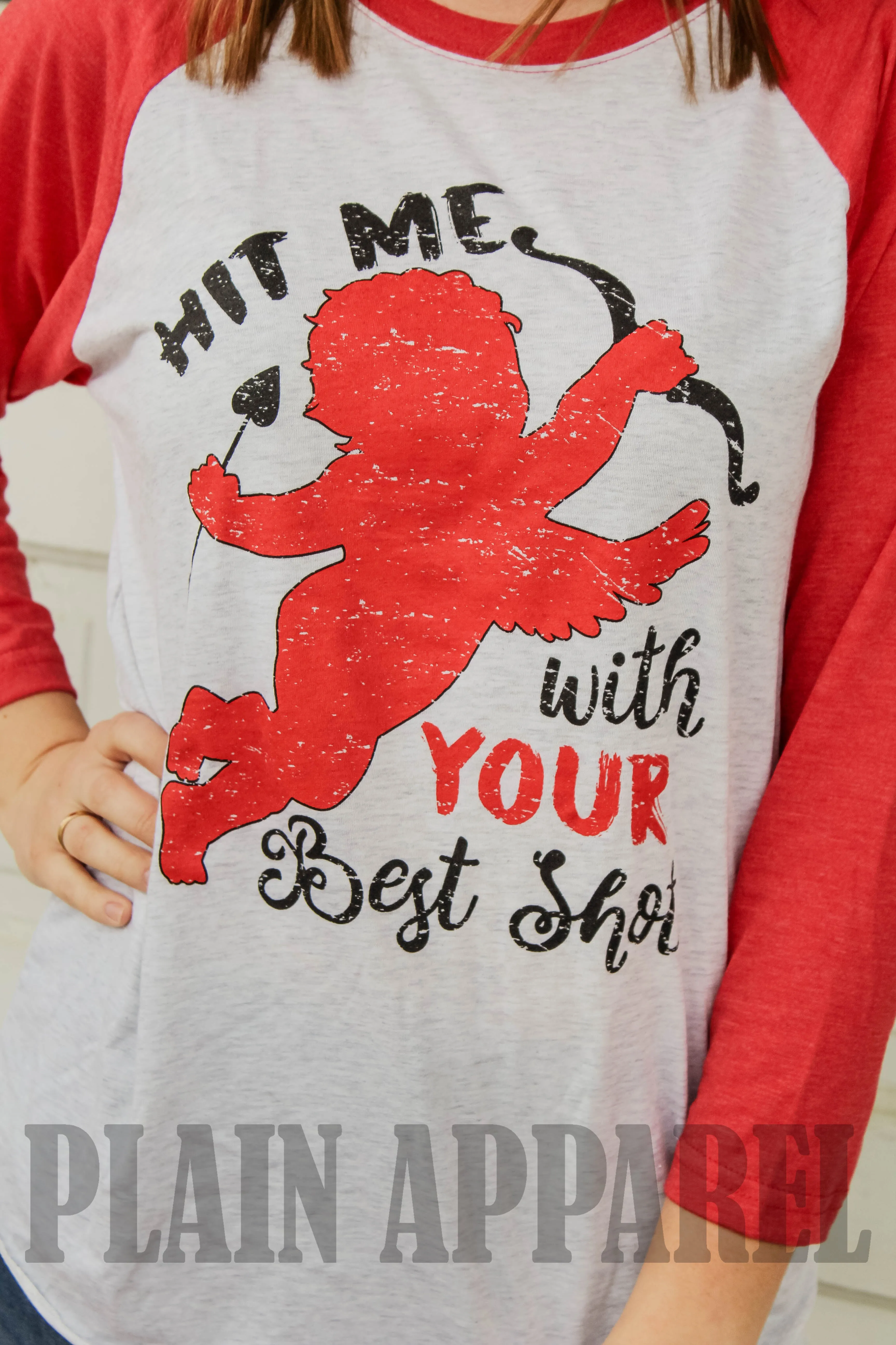 Cupid Best Shot Raglan