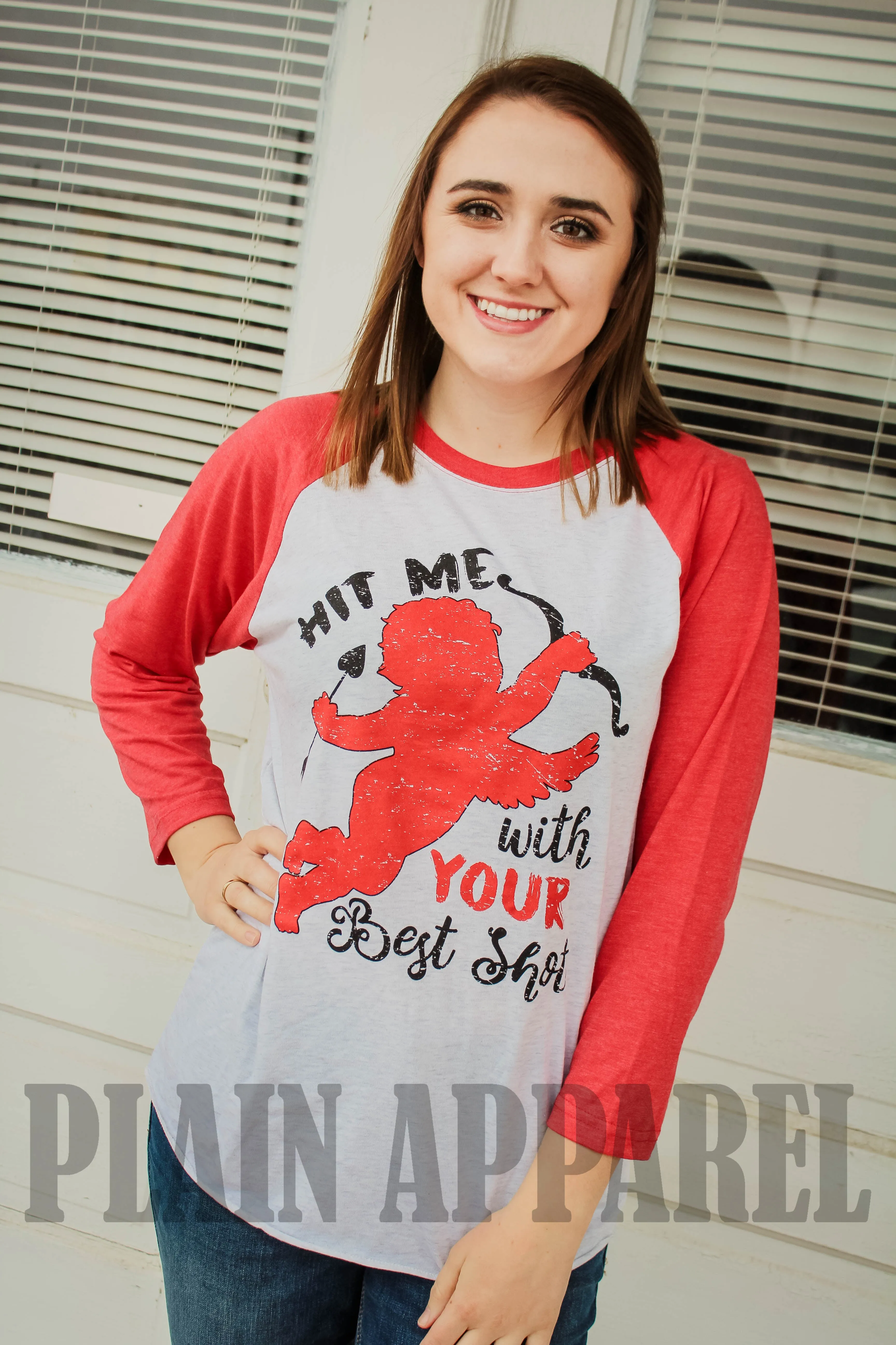 Cupid Best Shot Raglan