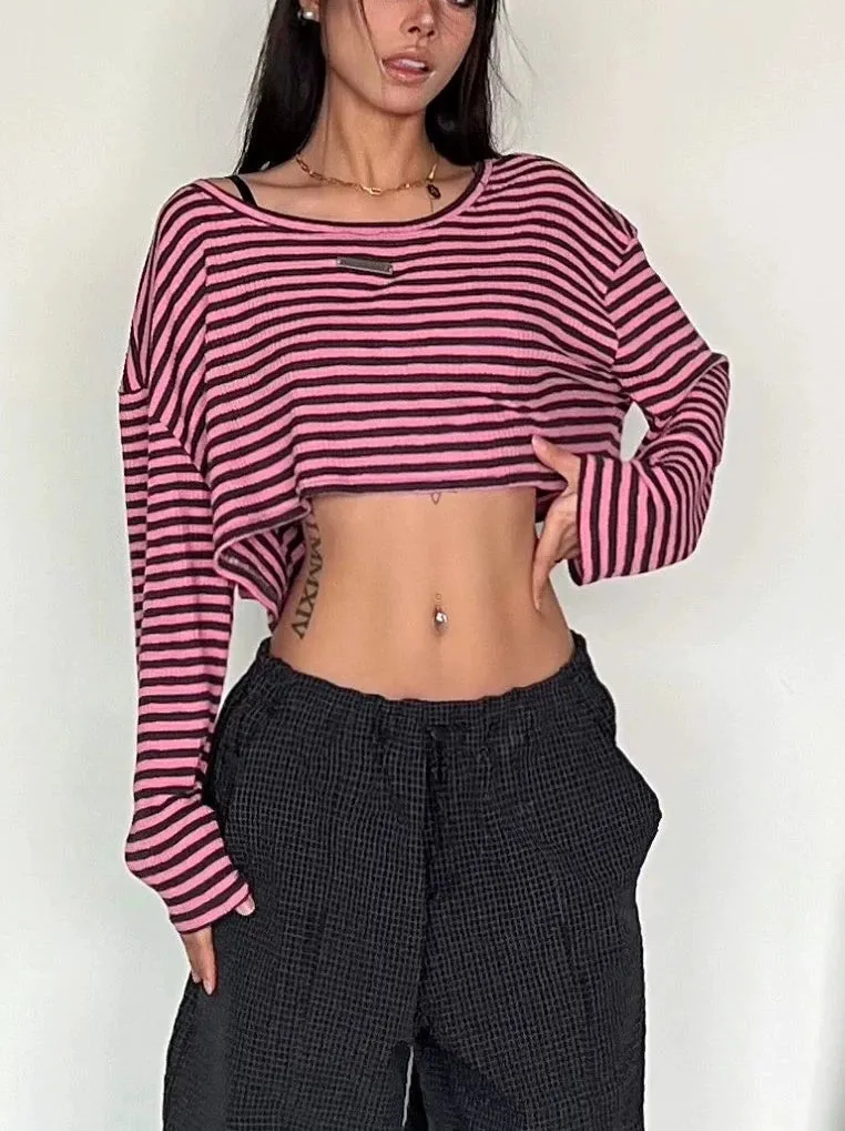 Dillan Striped Loose Top