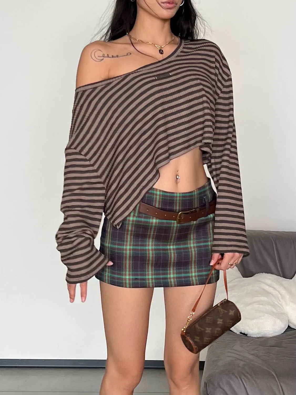 Dillan Striped Loose Top