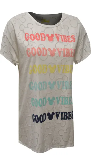 Disney's Mickey Mouse Good Vibes T-Shirt