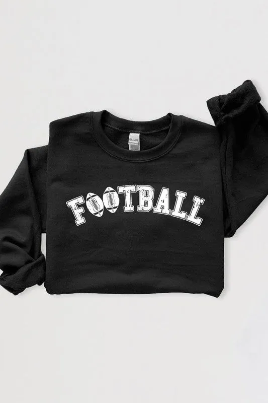 Football Graphic Fleece Sweatshirts