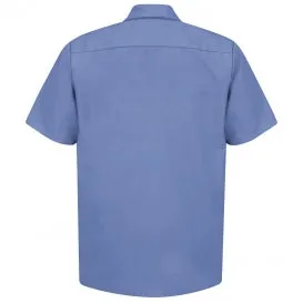 Industrial Work Shirt Short Sleeve - Petrol Blue