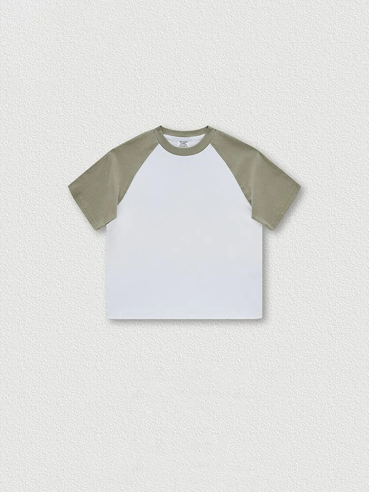 Kids' Raglan Sleeve Cotton Tees