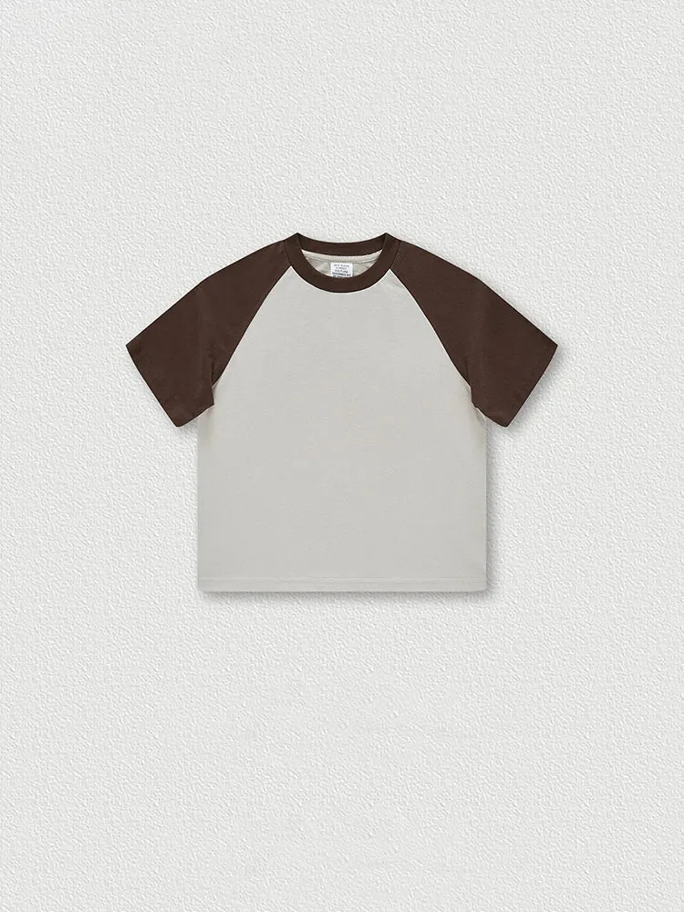 Kids' Raglan Sleeve Cotton Tees