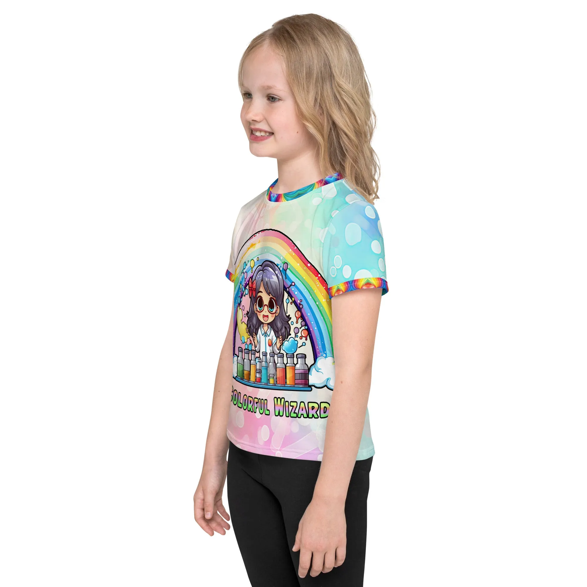 Kids T-Shirt Colorful Wizard