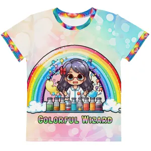 Kids T-Shirt Colorful Wizard