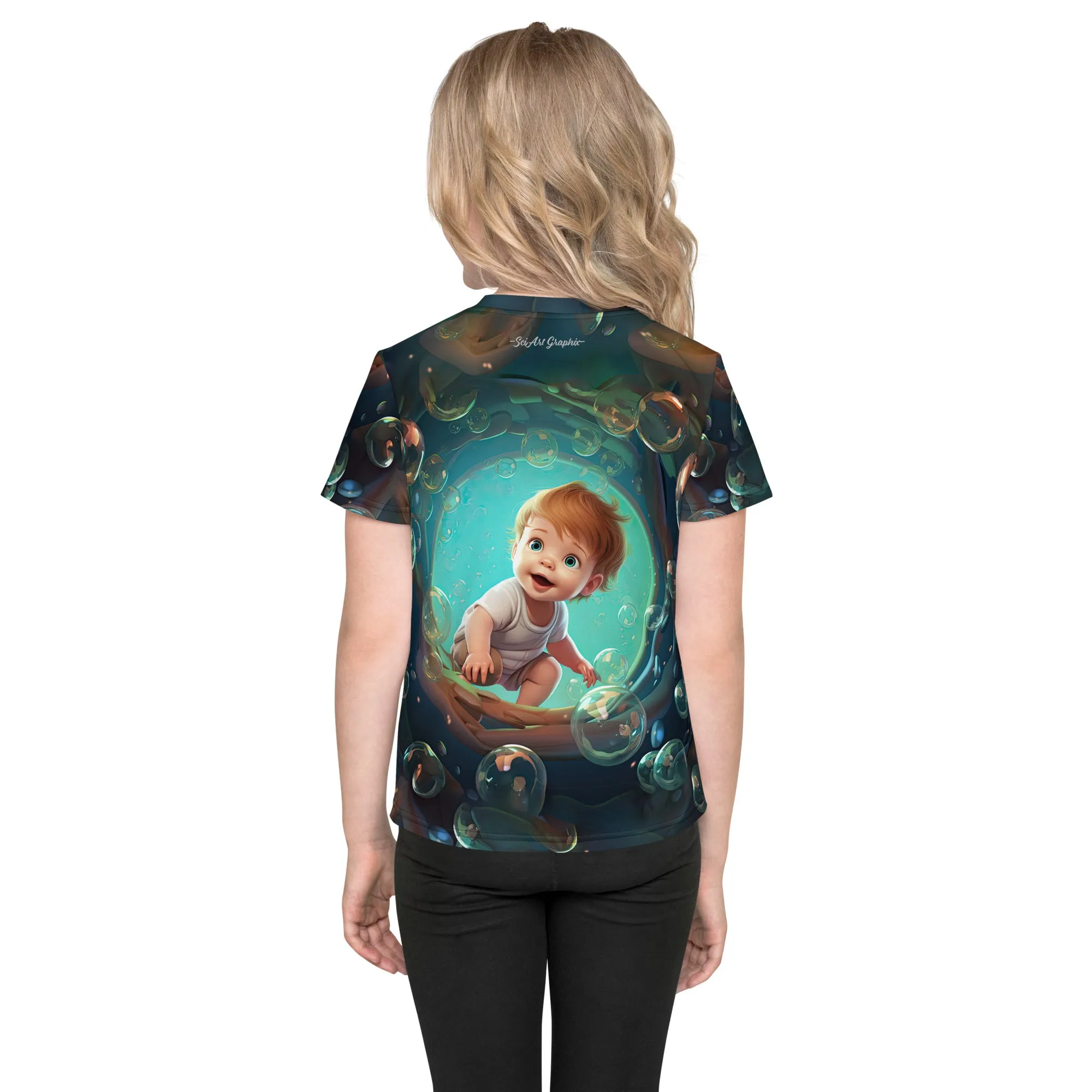 Kids T-Shirt Curiosity Peekaboo