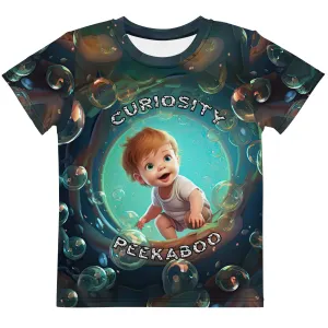 Kids T-Shirt Curiosity Peekaboo