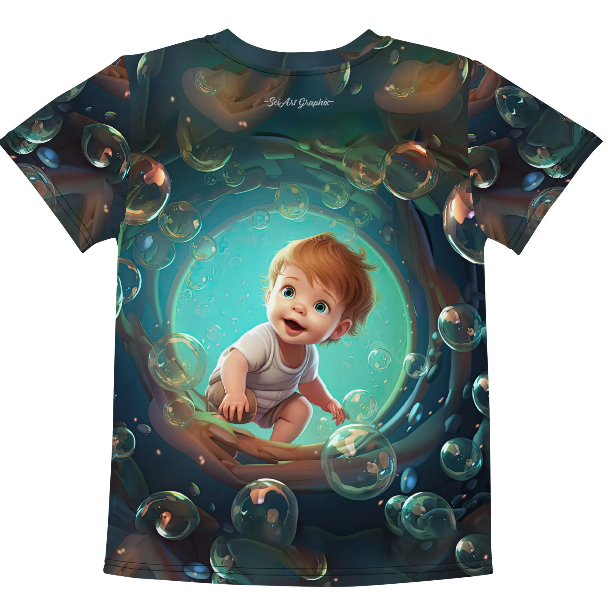 Kids T-Shirt Curiosity Peekaboo