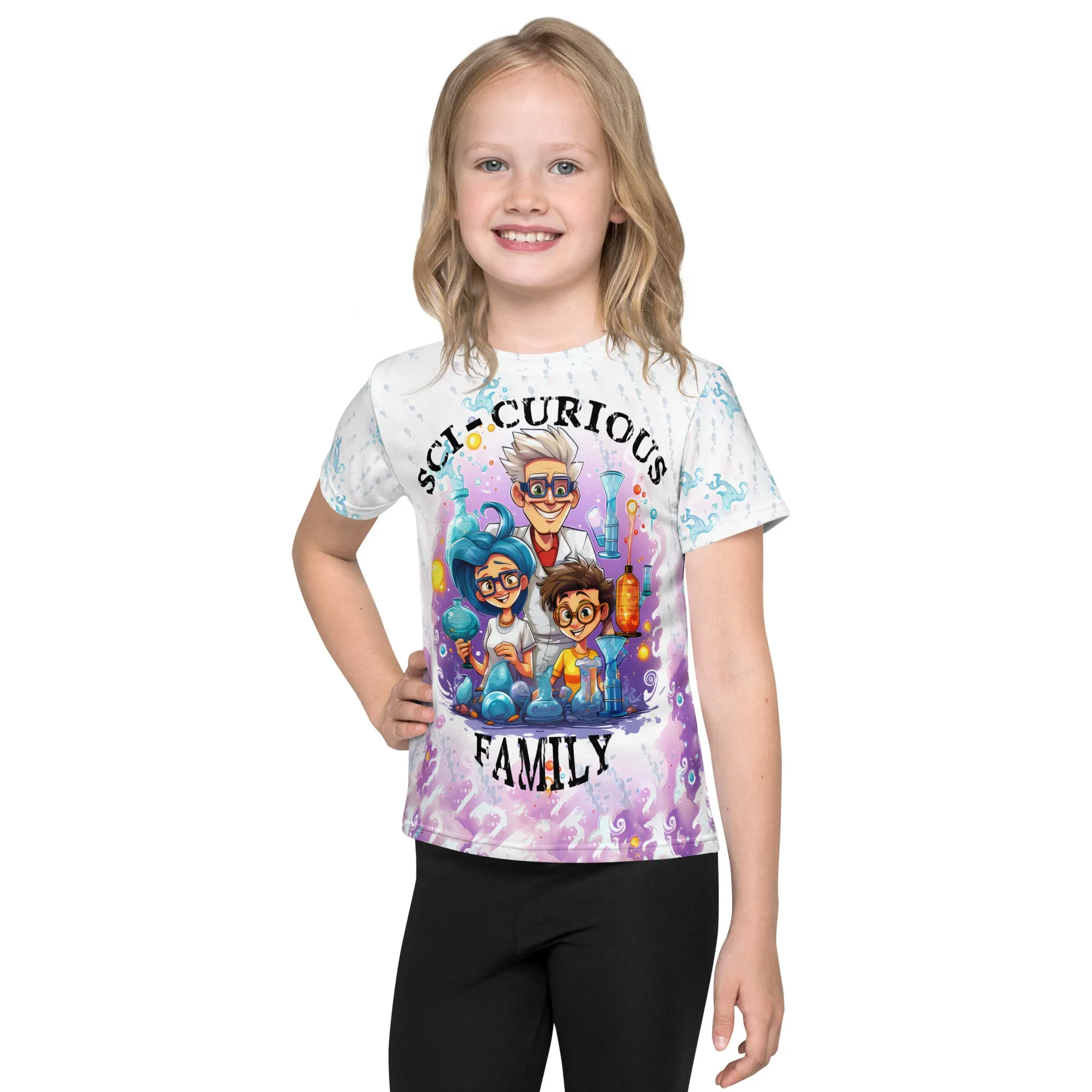 Kids T-Shirt Sci-Curious Family