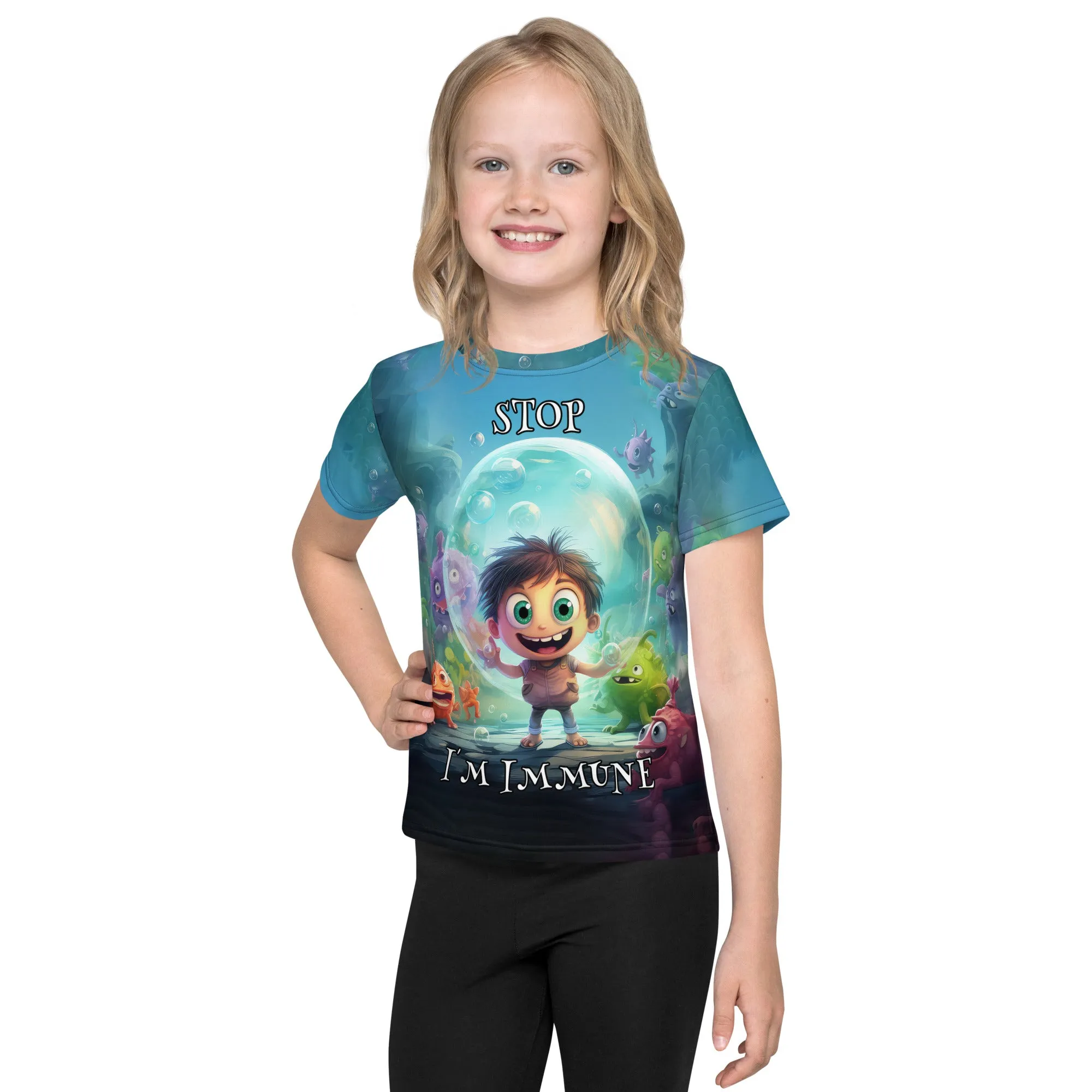 Kids T-Shirt Stop, I am Immune