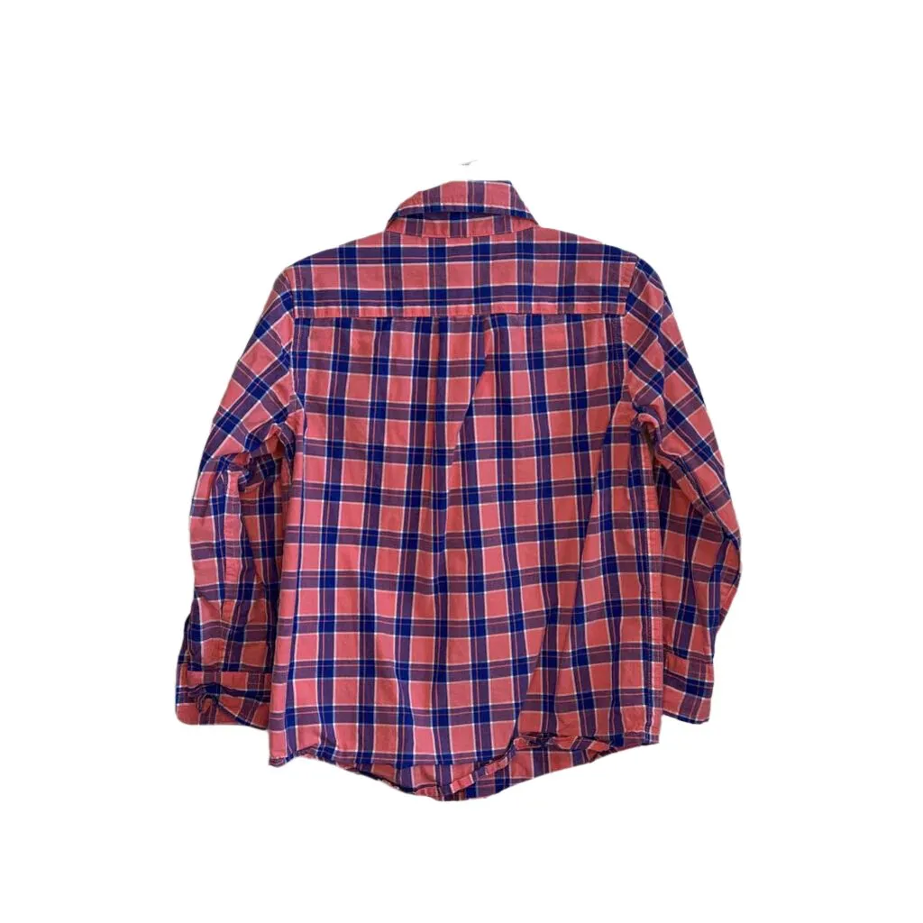 LS Checkered Button Down