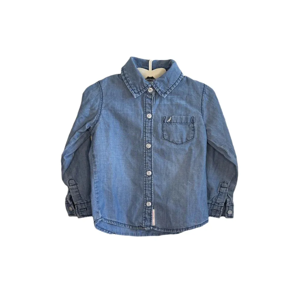 LS Denim Button Down Shirt