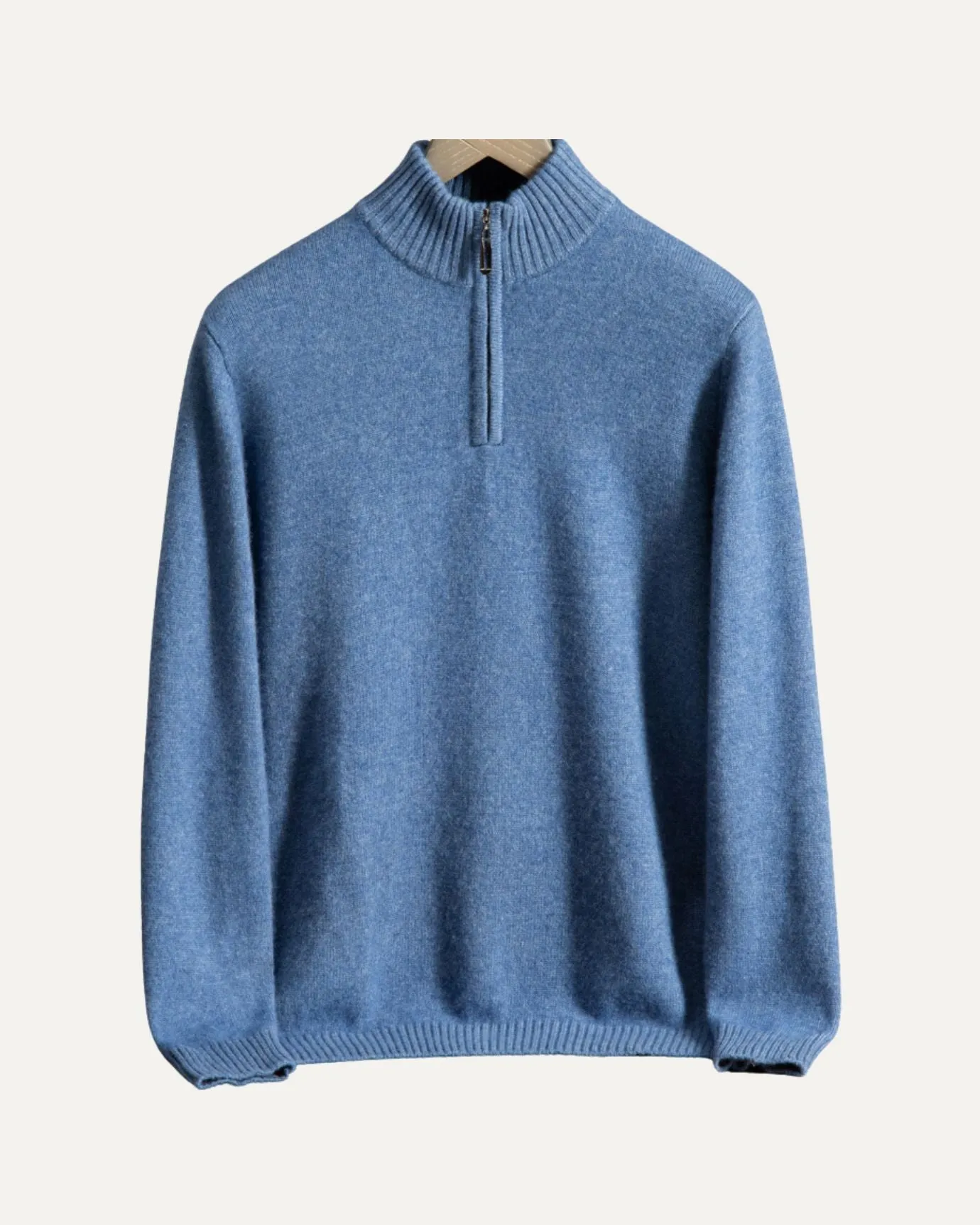 Madrid Cashmere Zip Sweater