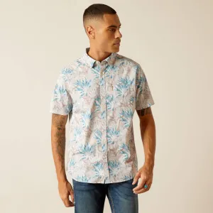 Men's Ariat Macklin Modern Fit Short Sleeve Button Down Shirt