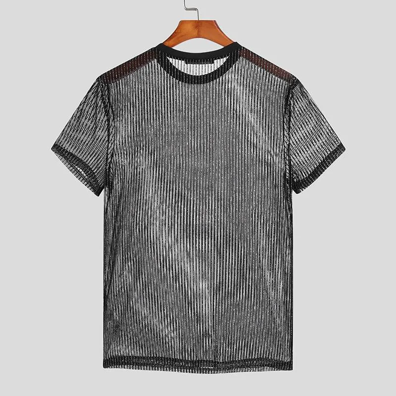 METALLIC Mesh T-Shirt