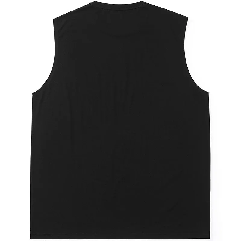 Minimalist Plain Modal Loose Sleeveless T-Shirt