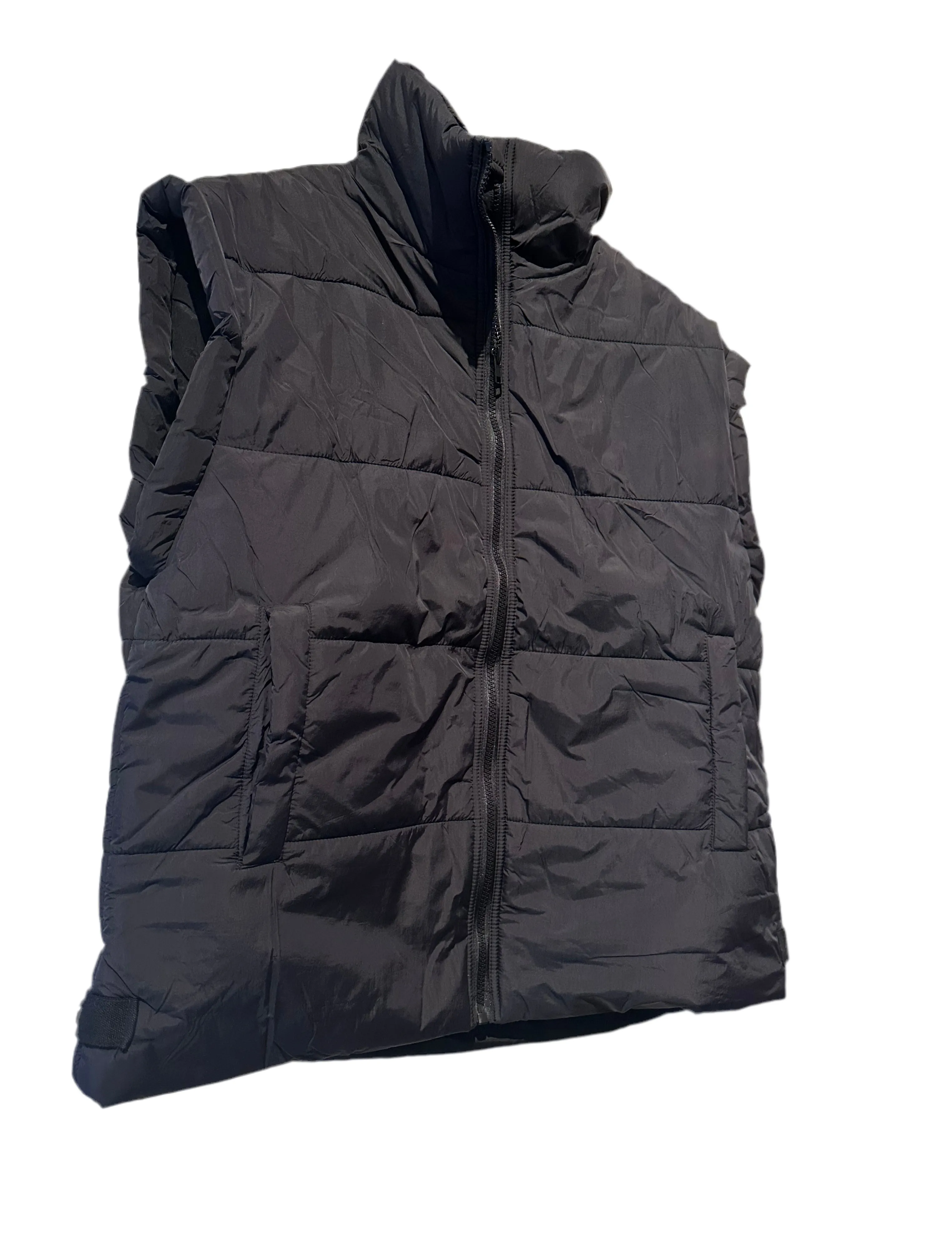 Mossy Mirage Puffer Vest - Black