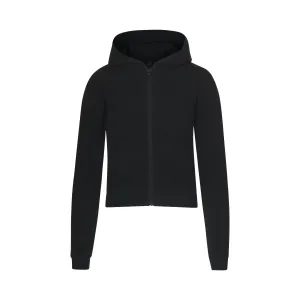 OUTDOOR BASICS ZIP UP HOODIE | ONYX