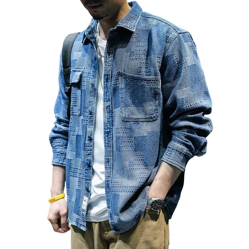 Pologize™ Long Sleeve Denim Button Shirt