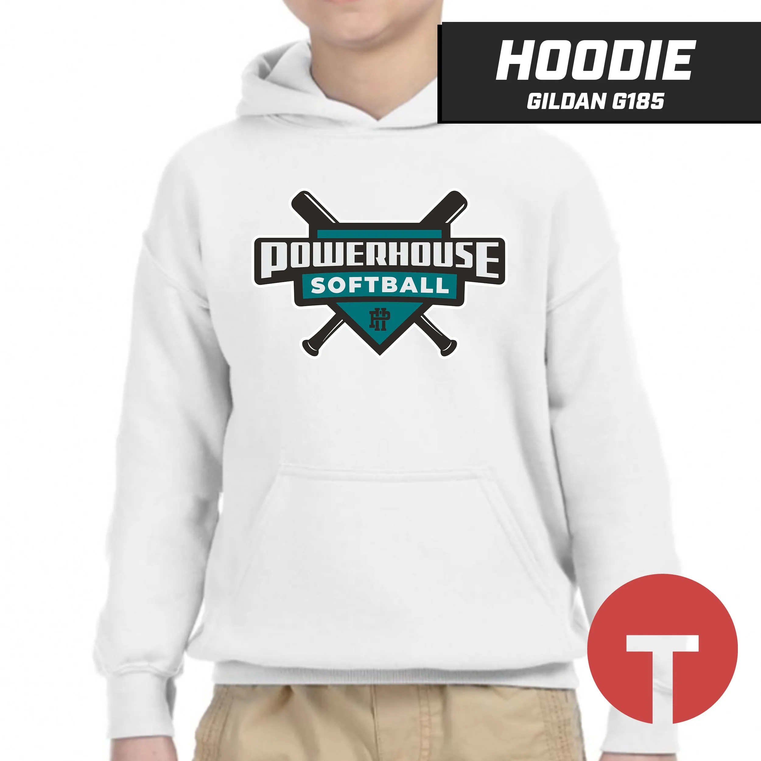 Powerhouse Softball - Hoodie Gildan G185