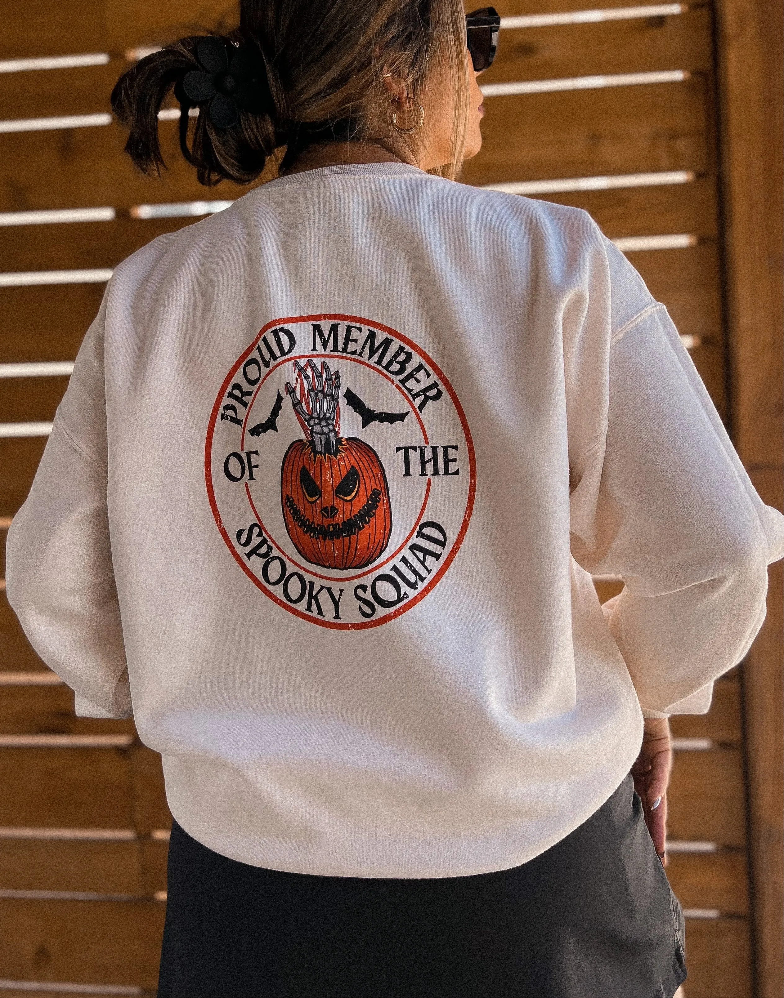 Proud Member Of The Spooky Squad crewneck sweatshirt