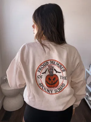 Proud Member Of The Spooky Squad crewneck sweatshirt