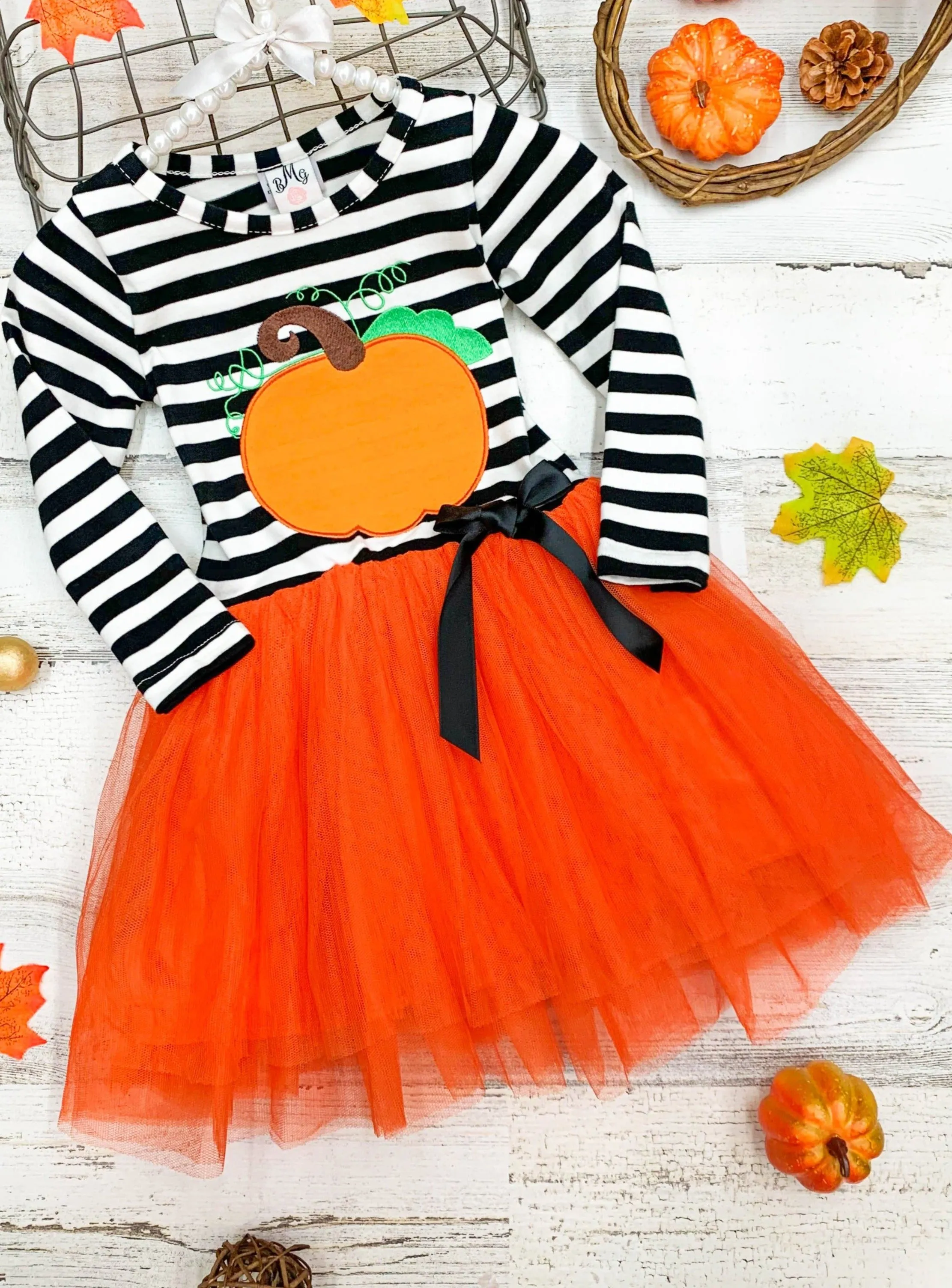 Pumpkin Chic Tutu Dress