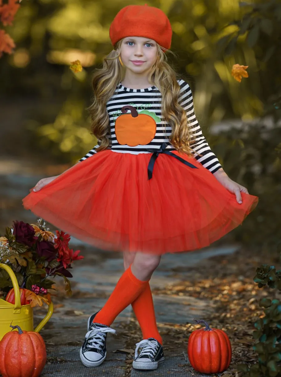 Pumpkin Chic Tutu Dress