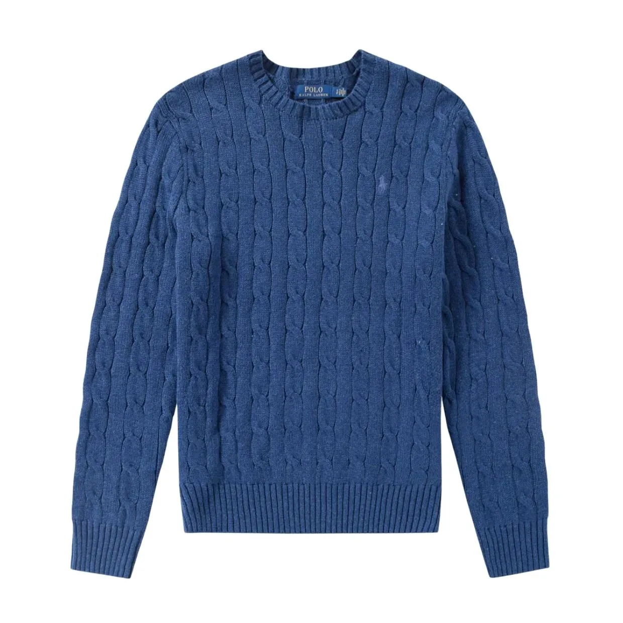 Ralph Lauren Blue Cable Knit Jumper