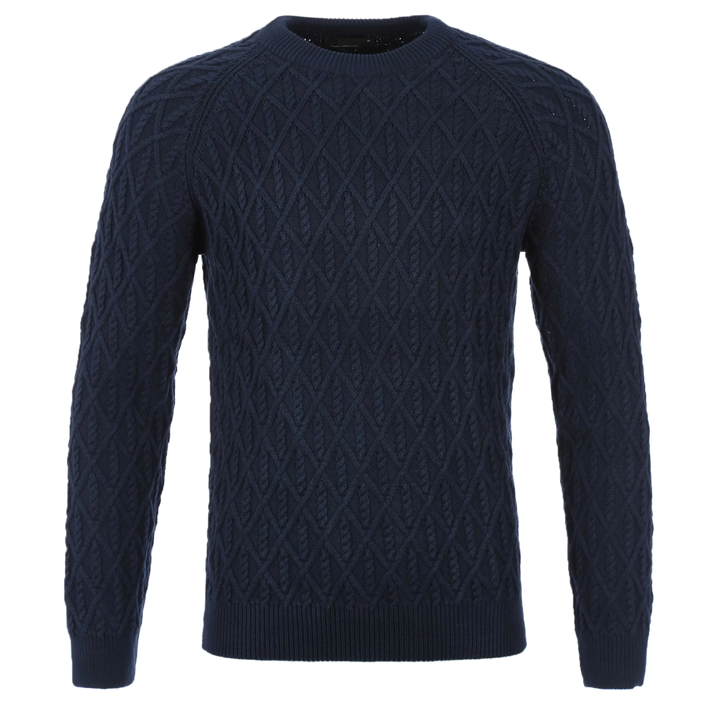 Remus Uomo Arans Knitwear in Navy