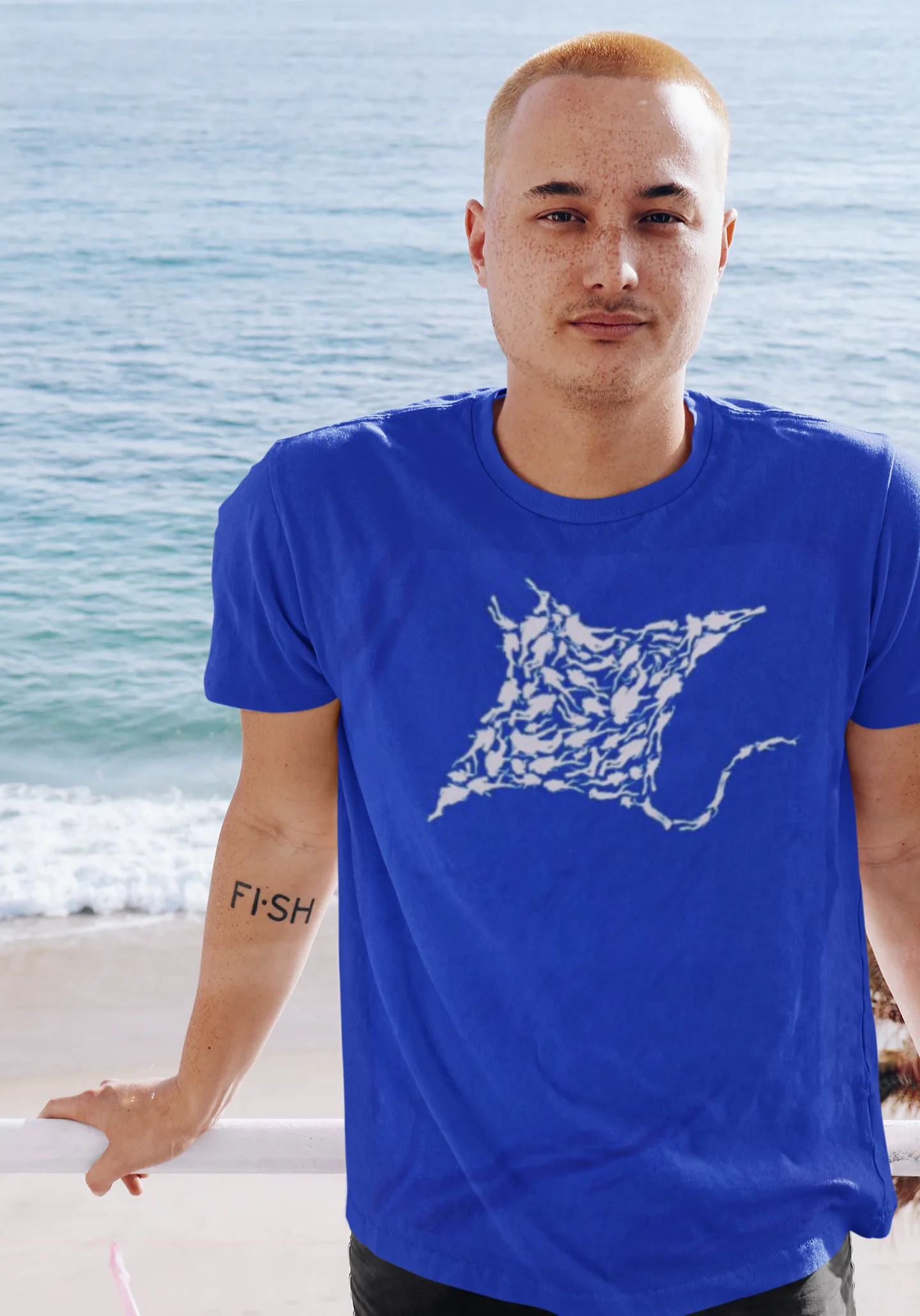 Scuba diving T-Shirt for Men | Stylish Manta Ray