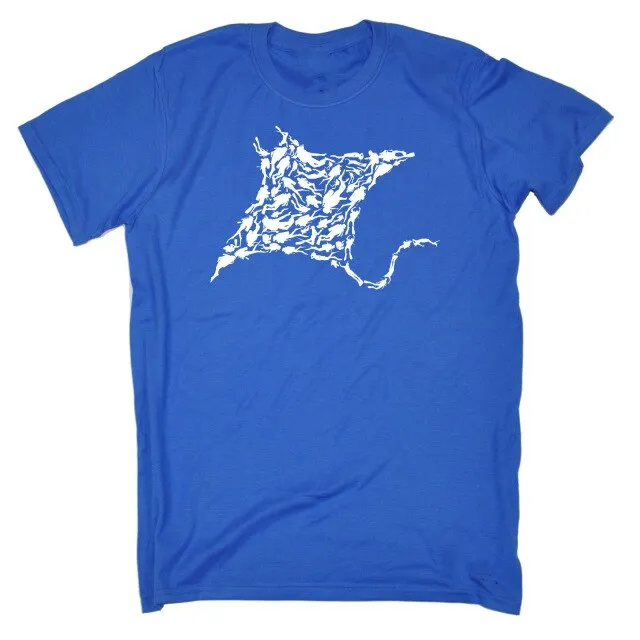 Scuba diving T-Shirt for Men | Stylish Manta Ray