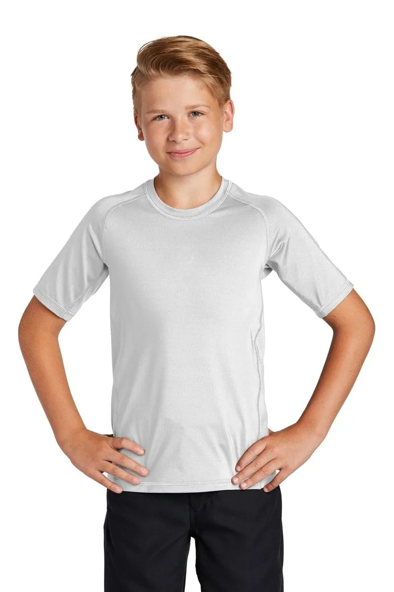 Sport-Tek YST470: Youth Rashguard Tee