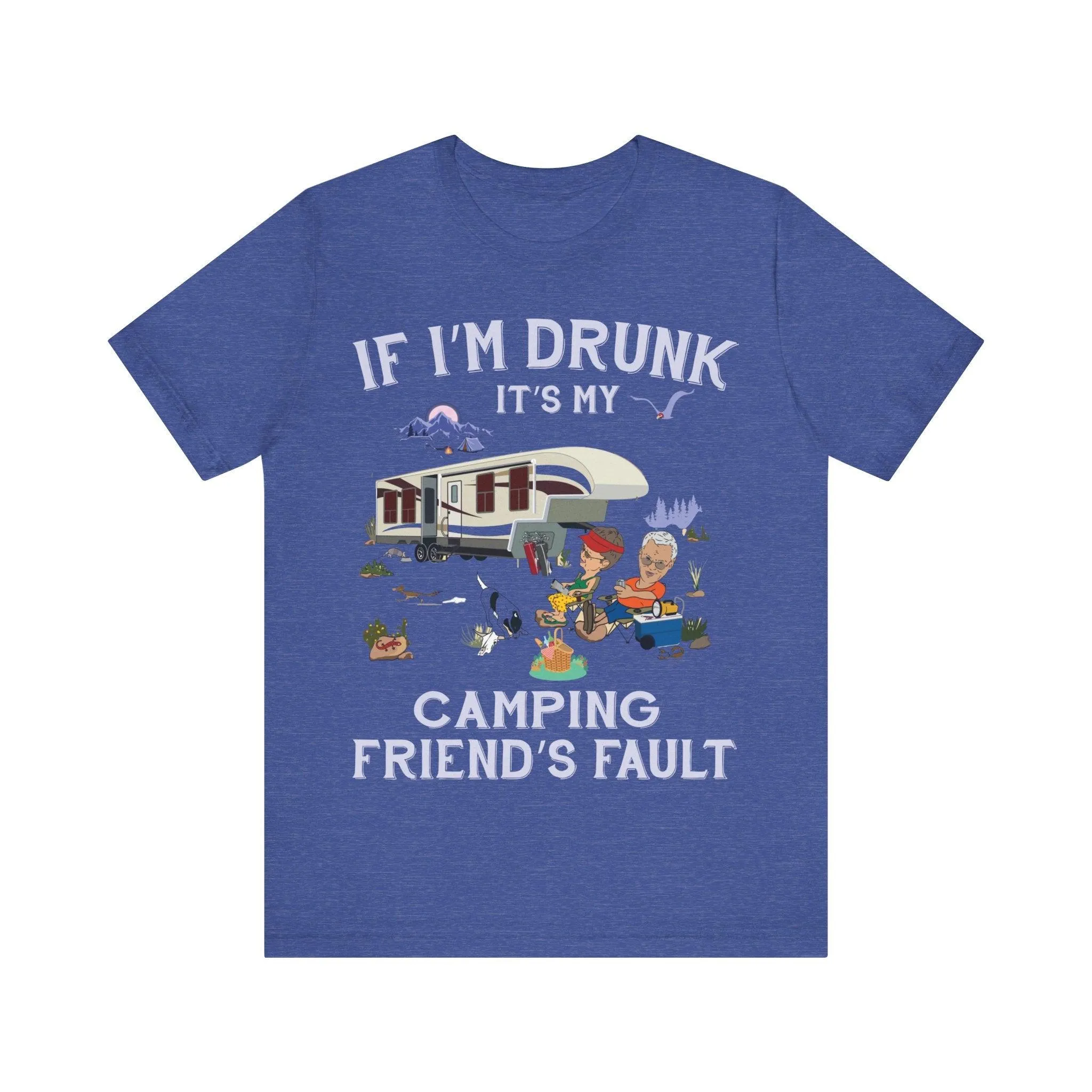 Summer Camp Drunk Camping Buddy T Shirt