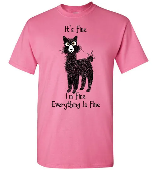 t-shirt: Alpaca I'm Fine Short-Sleeve