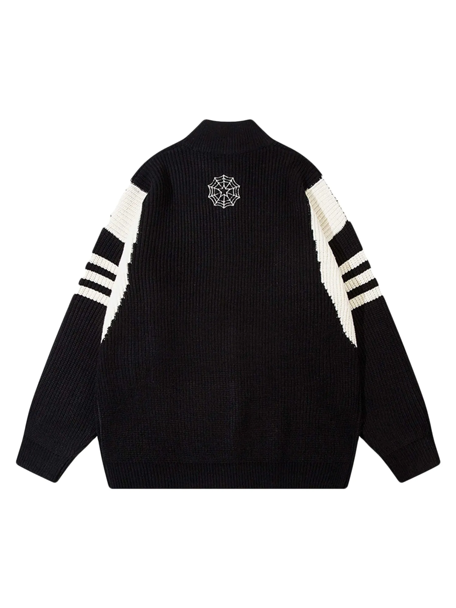 Thesupermade Spider Zip Up Cardigan Sweater