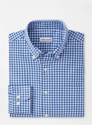 Trenton Crown Lite Cotton-Stretch Sport Shirt - Windsor Blue