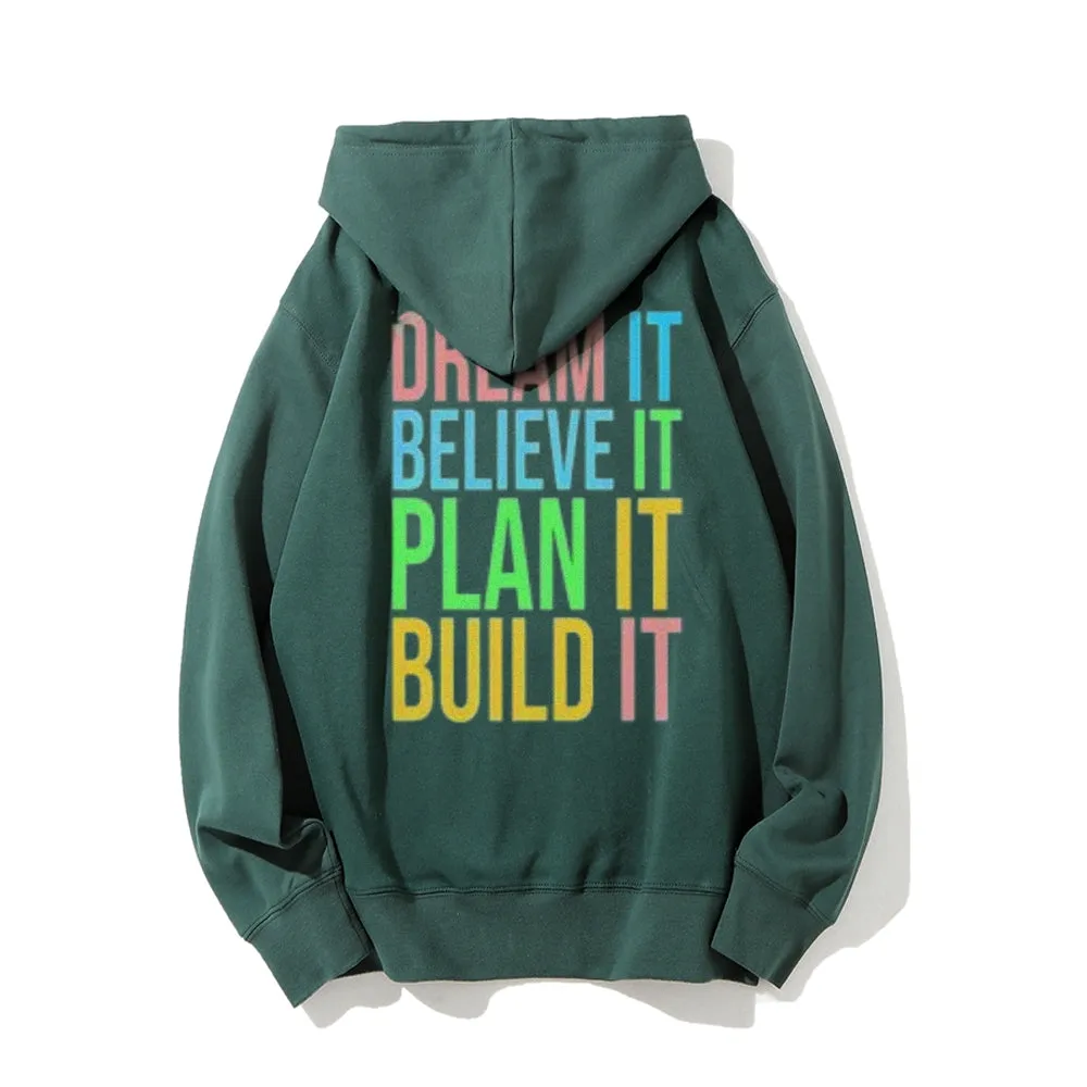 Women Inspired Letter Graphic Hoodies